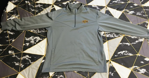OKLAHOMA STATE UNIVERSITY NIKE GREY GOLF JACKET MENS XL THERMA FIT LONG SLEEVE Cover
