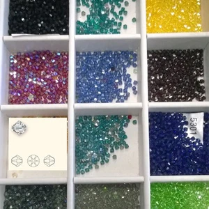 200 Swarovski Crystal Beads 5301 6MM Mixed Colours JCE11 - Picture 1 of 1