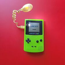 Nintendo Game Boy Color NYKO Gold Glitter Worm Light Tested Works