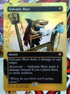 Galvanic Blast BORDERLESS FIRST-PLACE FOIL - Special Guests - MTG - Near Mint - Picture 1 of 6