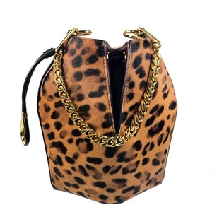 Borsa a secchiello piccola in pelle Alexander McQUEEN NUOVA - Foto 1 di 12