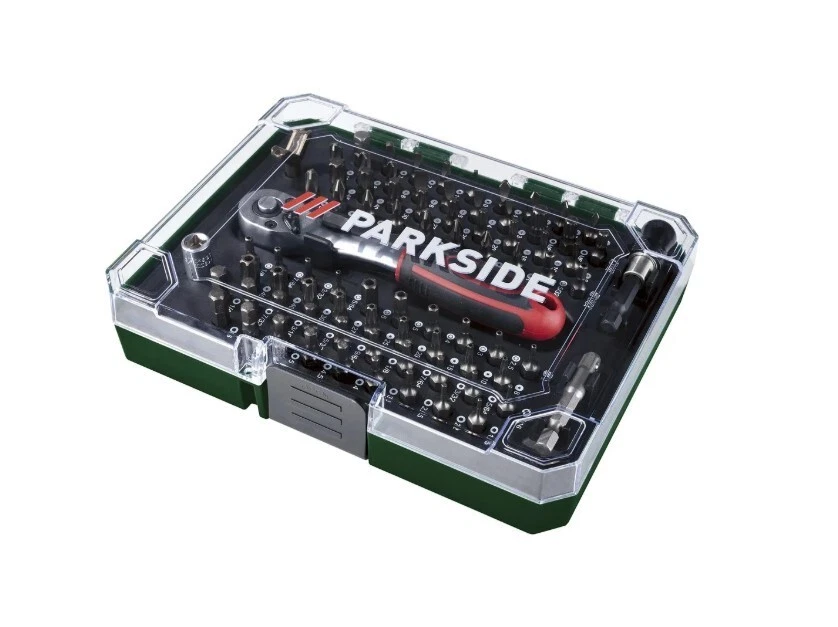 PARKSIDE(WALTER WERKZEUGE SALZBURG GMBH) Parkside Ratschenbitsatz 81tlg. Ratschenkasten Bitsatz in Box Nusskasten NEU