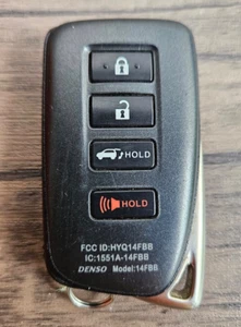LEXUS OEM KEY 4 BUTTON REMOTE FOB FCC ID: HYQ14FBB IC: 1551A-14FBB A2 - Bild 1 von 2