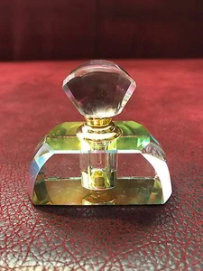 Atemberaubender Murano Cristalleria D'arte Regenbogen Optik Glas Parfüm Flakon Italien - Bild 1 von 5