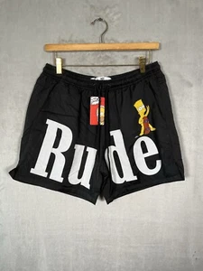 The Simpsons Bart Rude schwarze Herrenshorts Medium Kordelzug Freizeit Activewear - Bild 1 von 13