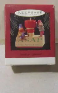 Hallmark Ornament 1994 Stamp of Approval elves rubber stamp (NEW) - Picture 1 of 2