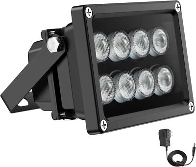 Univivi Iluminador IR 90 Grados Gran Angular 8-LEDs IR Luz Infrarroja 850nm In... Foto 1 de 4