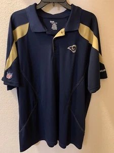 Los Angeles St Louis Rams Football Reebok Herren XL Kurzarm Poloshirt NFL - Bild 1 von 6