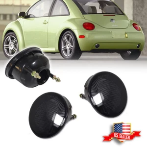 2PCS Smoked Lens Rear Bumper Backup Reverse Light Lamps For 1998-2005 VW Beetle - Picture 1 of 8