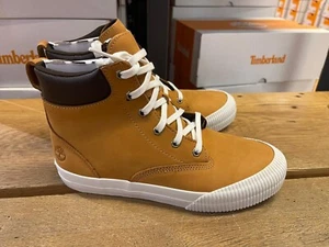 TIMBERLAND WOMEN'S SKYLA BAY 2.0 HIGH TOP LACE SNEAKE WHEAT NUBUCK A2A7Z-754 - Picture 1 of 5