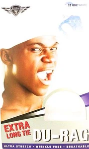 6er PACK KING LANGE KRAWATTE DU-RAG ULTRA STRETCH FALTENFREI WEISS ATMUNGSAKTIV #002 - Bild 1 von 2