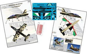 adesivo aermacchi AL FURSAN pattuglia acrobatica araba MB 339 decal 1:48 FREMS - Picture 1 of 1