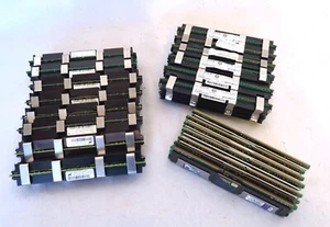 24GB PC-5300F (2GB x 7) (1GB x 6) (8 x 512MB) 21 Modules Lot - Picture 1 of 18