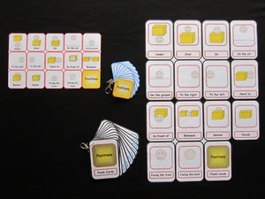 Tarjetas de posiciones/ubicaciones autismo/TDAH/Ayudas a la comunicación visual/PECS/SEN - Imagen 1 de 39
