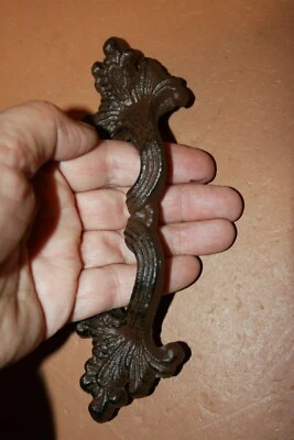 Elegante gabinete de cocina de granja tiradores de manijas, hierro fundido, villa ~ HW-76 Foto 1 de 4