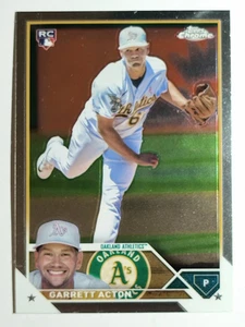 2023 Topps Chrome Update #USC180 Garrett Acton RC - Picture 1 of 2