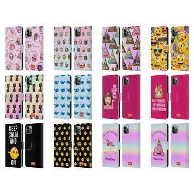 OFFICIAL EMOJI BE A UNICORN LEATHER BOOK WALLET CASE FOR APPLE iPHONE PHONES - Image 1 of 4