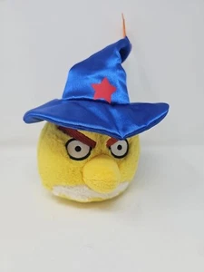 2011 Angry Birds Cappello Mago Giallo Chuck Peluche 2011 5" Commonwealth Senza Suono - Foto 1 di 6