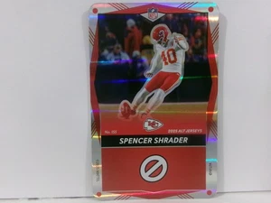2025 UNO Elite ALT TRIKOT FOLIE ROT #155 SPENCER SHRADER FARBÜBEREINSTIMMUNG - Bild 1 von 2
