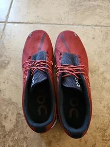 QC Women's Red Swiss Engineering Running Shoes Size 10.5 SHIPS FREE - Picture 1 of 5