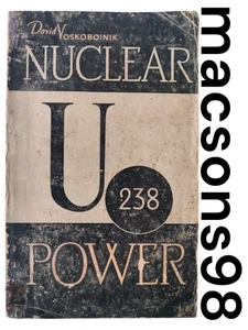 Nuclear Power by David Voskoboinik Foreign Languages Publishing House 1959 - Imagen 1 de 24