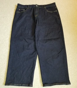 Damen Jeans - UNIVERSAL STANDARD - Dunkelblau Stretch Denim Wide Leg Ankle - 16 - Bild 1 von 5