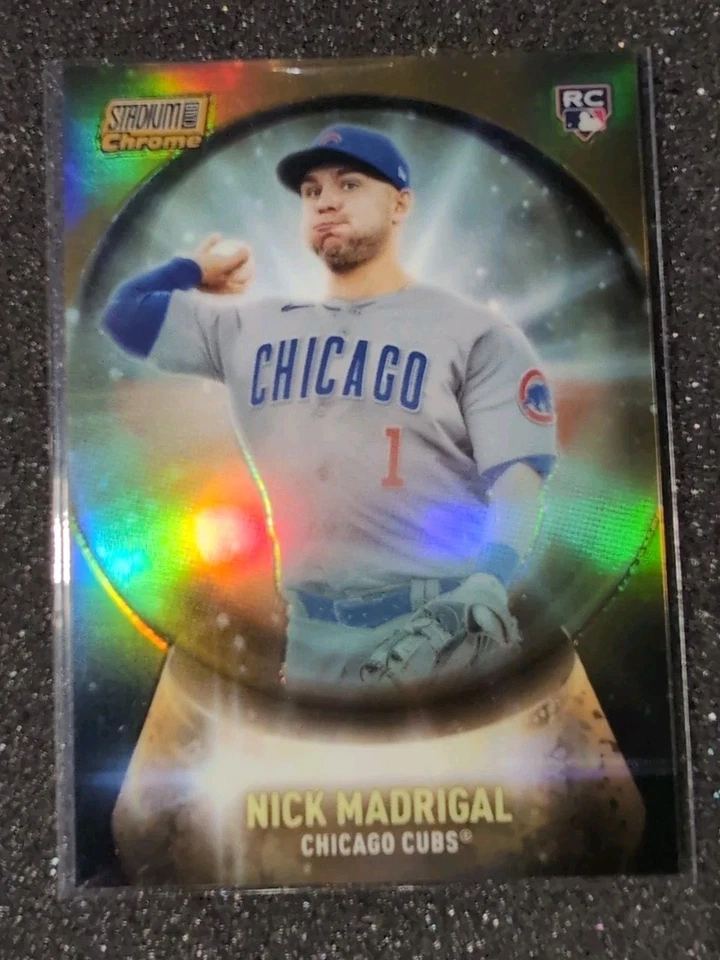 2021 TOPPS STADIUM CLUB CHROME GOLD REFRACTOR ROOKIE NICK MADRIGAL RC 25/50  - Image 1 of 4