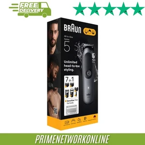 Braun All in One Series 5 7-in-1 Trimmer Kit 100% ORIGINAL ⭐⭐⭐⭐⭐ - Picture 1 of 5