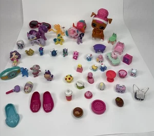 Posten zufällig gemischte Huttiere, Einhorn Shopkins 45+ Teile & mehr - Bild 1 von 10