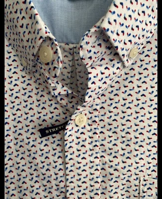 U.S. Polo Assn. NUEVA Camisa Tejida Para Hombre Elastizada Manga Corta Con Botones Talla 2XL +3XL Foto 1 de 4