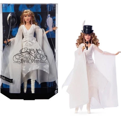 MATTEL Barbie Stevie Nicks Bella Donna Doll In Flowing White Dress Sealed - SHIPS ASAP