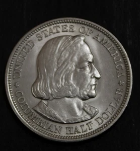 1892 World's Columbian Exposition Chicago Half Dollar Gem BU  Lot 3311A - Picture 1 of 2