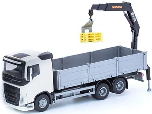 EMEK, VOLVO FH camion rettilineo 6x4 bianco con gru di scarico, 1/25, EMEK50352 - Foto 1 di 1