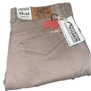 Mountain Khakis Men’s Camber 103 Pants Classic Fit 34x34 Straight - Picture 1 of 9