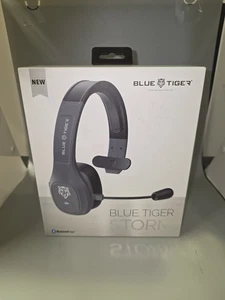 Blue Tiger Storm Gray - Premium Trucker Bluetooth Headset - Wireless  - Picture 1 of 4