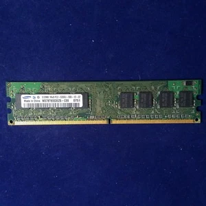 Samsung PC2-5300 / DDR2-667 / 512MB (512MB x 1) RAM CL5 non-ECC M378T6553EZS-CE6 - Picture 1 of 3