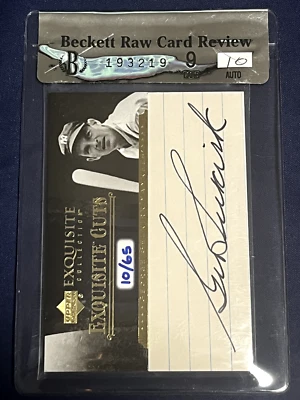 2006 SP Exquisite Cuts GEORGE SELKIRK Autograph #EC-GE /65 ⚾ Yankees ⚾ BGS 9/10 - Image 1 of 2