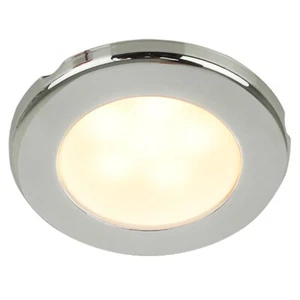 Hella Marine EuroLED 75 Down Light Rim 12V Stainless Steel Warm White - Picture 1 of 2