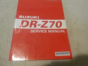 Suzuki DR-Z70 K8 2008 Model Service Manual 99500-40030-01E Genuine Suzuki Manual - Picture 1 of 17