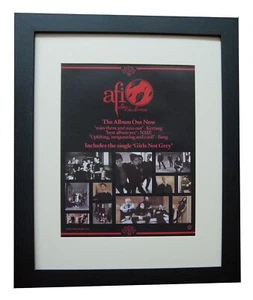 AFI+SING THE SORROW+POSTER+AD+RARE ORIGINAL 2003+QUALITY FRAMED+FAST WORLD SHIP - Imagen 1 de 6
