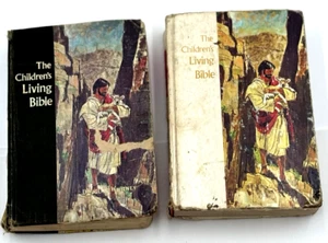 Vintage Children’s Living Bible Illustrated Hardback Tyndale House 1971 Edition - Picture 1 of 10