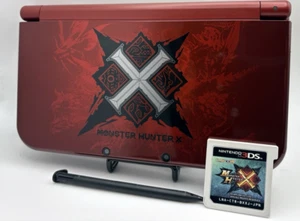Nueva consola Nintendo 3DS LL Monster Hunter X Cross probada funcionando versión Japón - Imagen 1 de 10