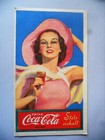 alter Flyer von Coca-Cola 1930er Jahre Kreuzworträtsel