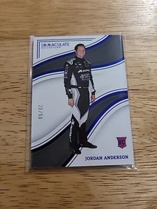 2023 Panini Chronicles Immaculate Blue #26 Jordan Anderson - Picture 1 of 2