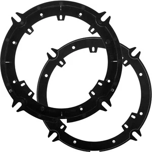 METRA 82-7303 6"-6.75" SPEAKER ADAPTER MOUNTING BRACKETS FOR KIA - Picture 1 of 3