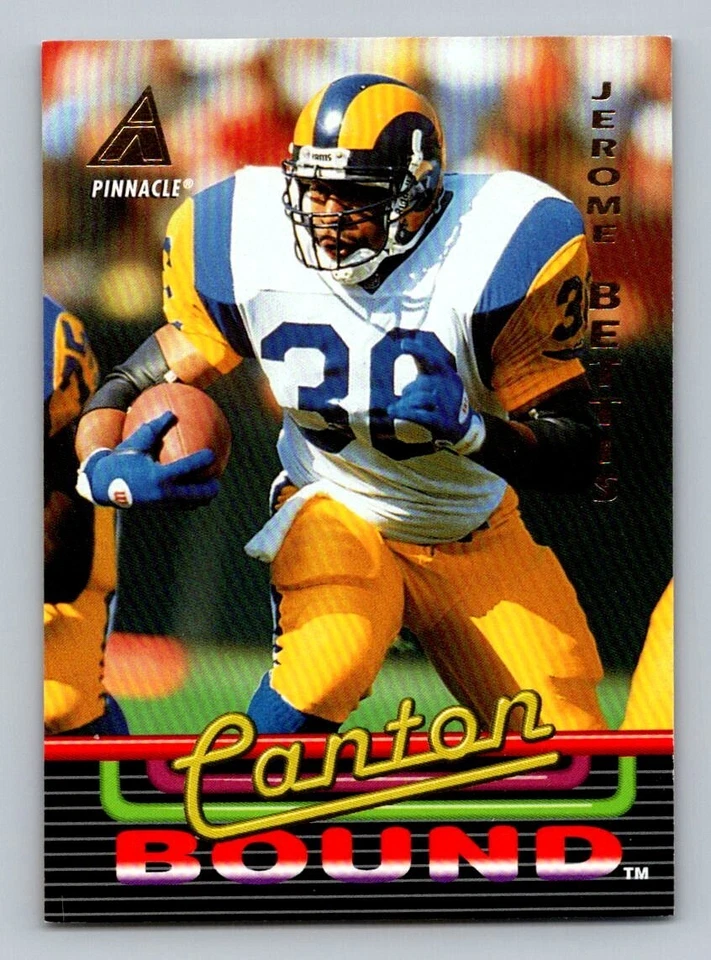 JEROME BETTIS CANTON BOUND 1994 PINNACLE RAMS - Image 1 of 2