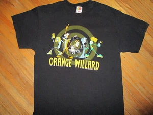 ORANGE WILLARD CONCERT T SHIRT vtg 00s Dayton Huber Heights Ohio Band Tour MED - Picture 1 of 4