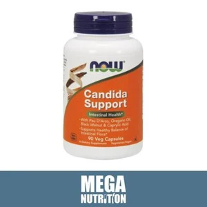NOW Foods Candida Clear 90 Veg Capsules Caprylic Acid Oregano Oil Olive Leaf - Picture 1 of 1