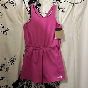 NWT The North Face Flash Dry Romper Shorts Outdoor Hiking Neon Pink Large - Picture 1 of 13