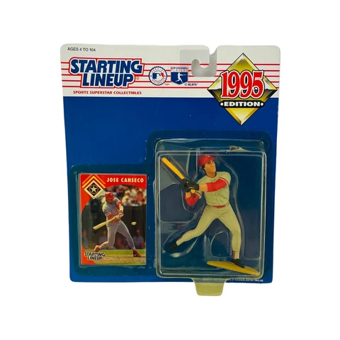 Vintage MLB Texas Rangers Starting Lineup - Jose Canseco 4" Figure Baseball Card Cover